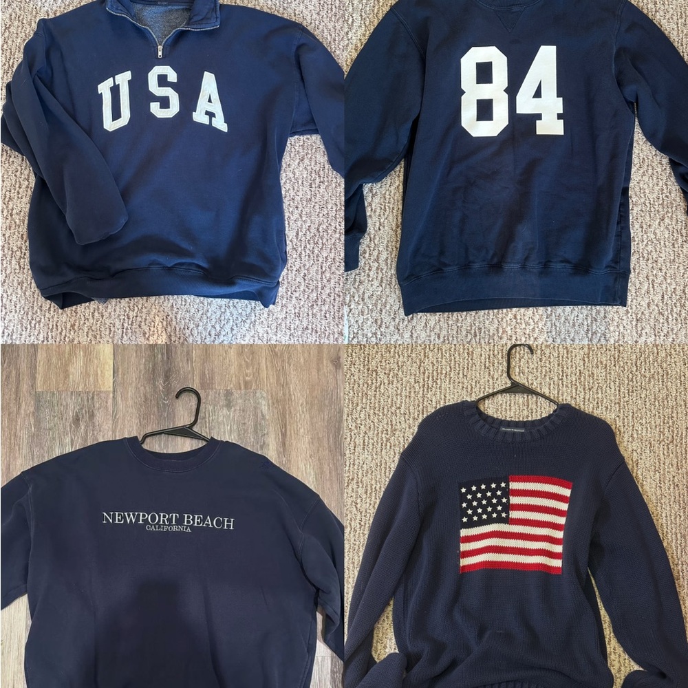 Brandy Melville Dark Blue Sweatshirt